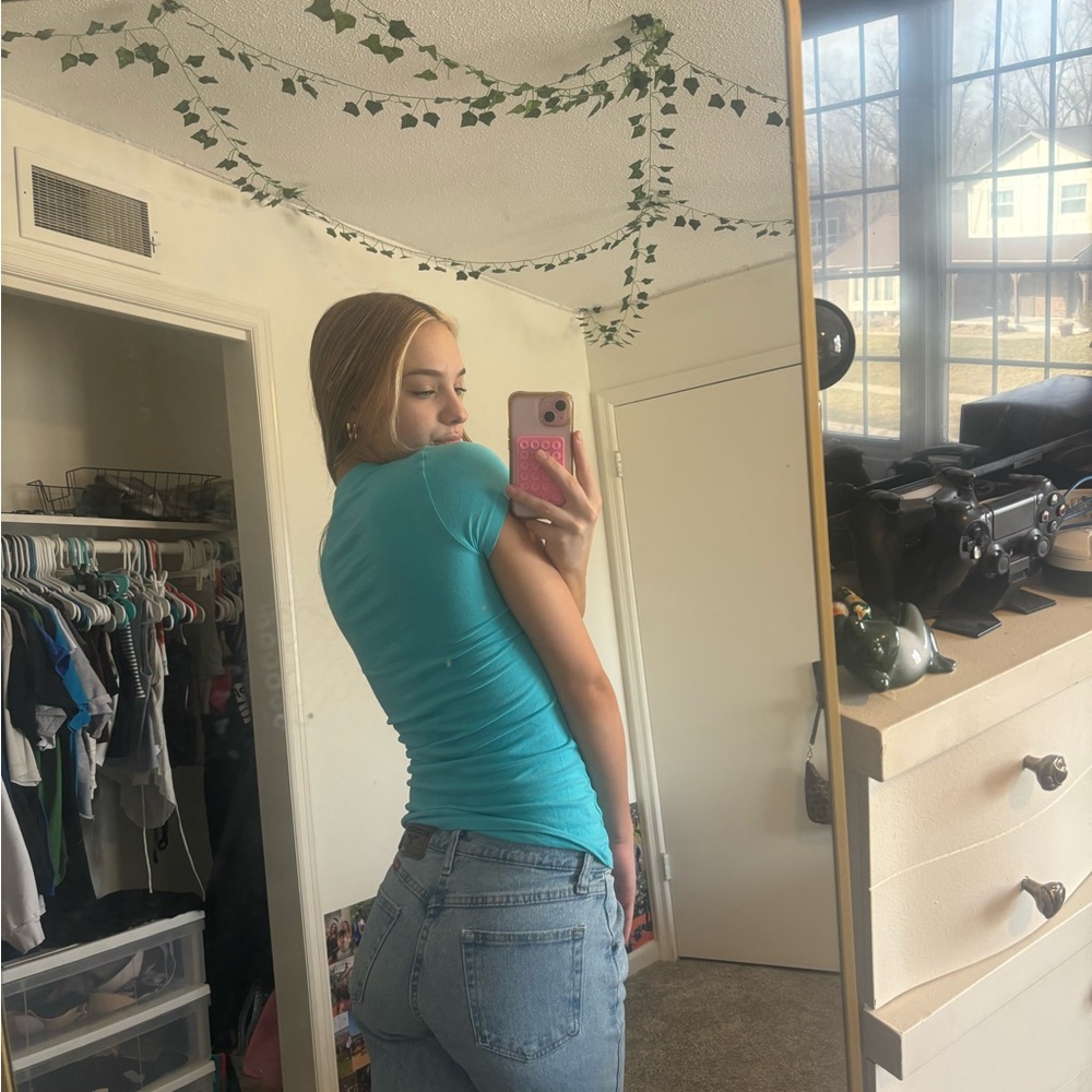 sky blue zenana outfitters top